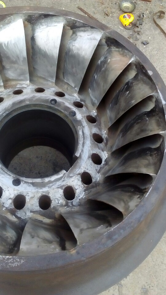 Một số hình ảnh cánh bánh xe công tác sau khi sửa chữa